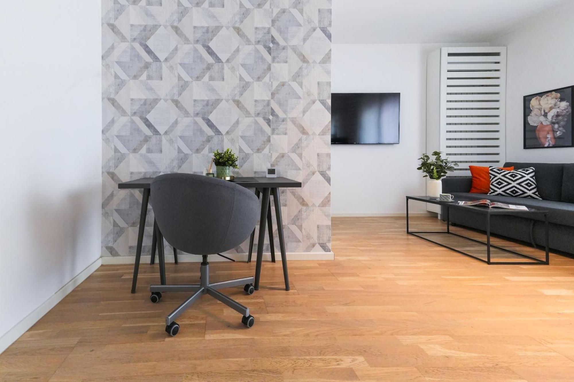 Maria - Modern Apartment With Parking And Workspace Bukarest Kültér fotó